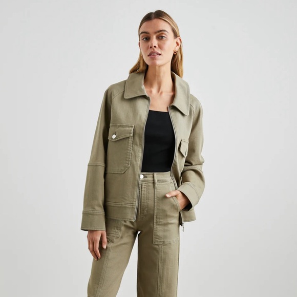 RAILS CHEYENNE OLIVE DENIM JACKET - Picture 4 of 6